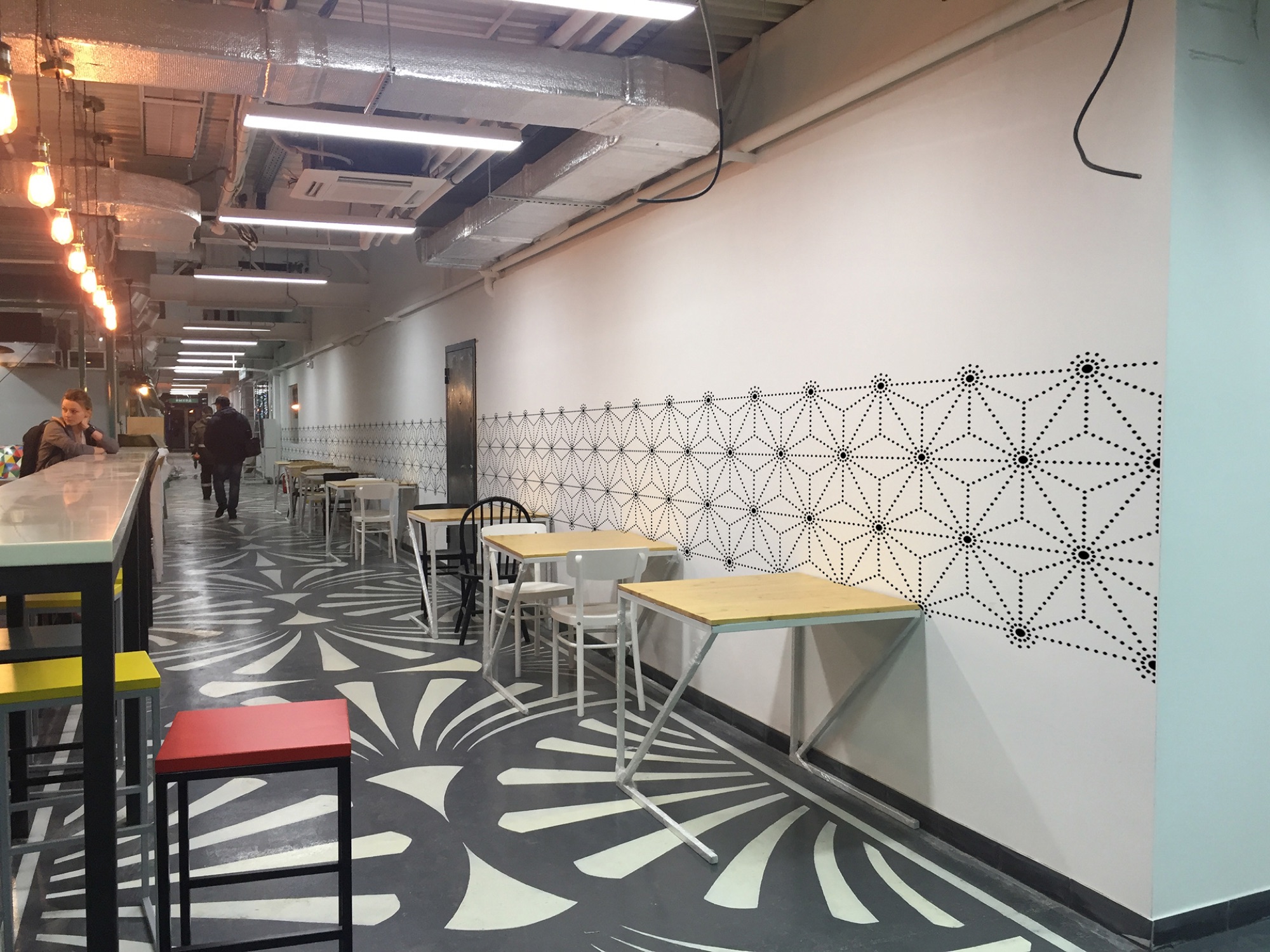 Stencil foodcourt