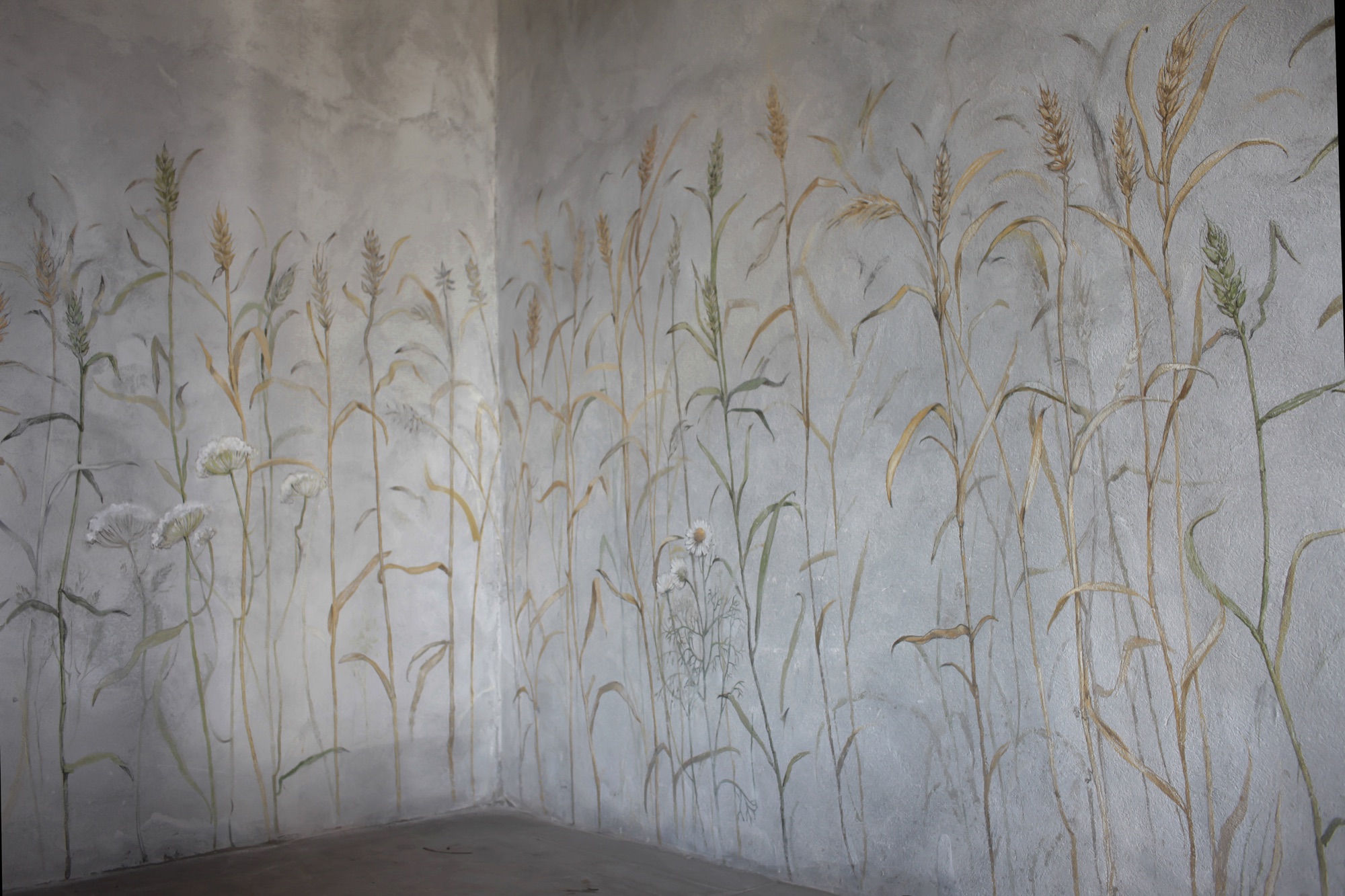 Wheat mural