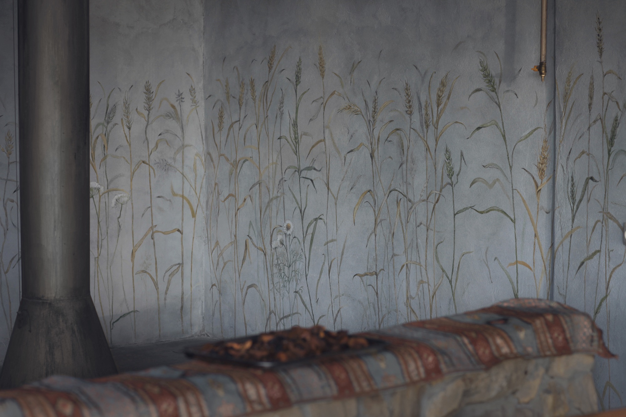 Wheat mural
