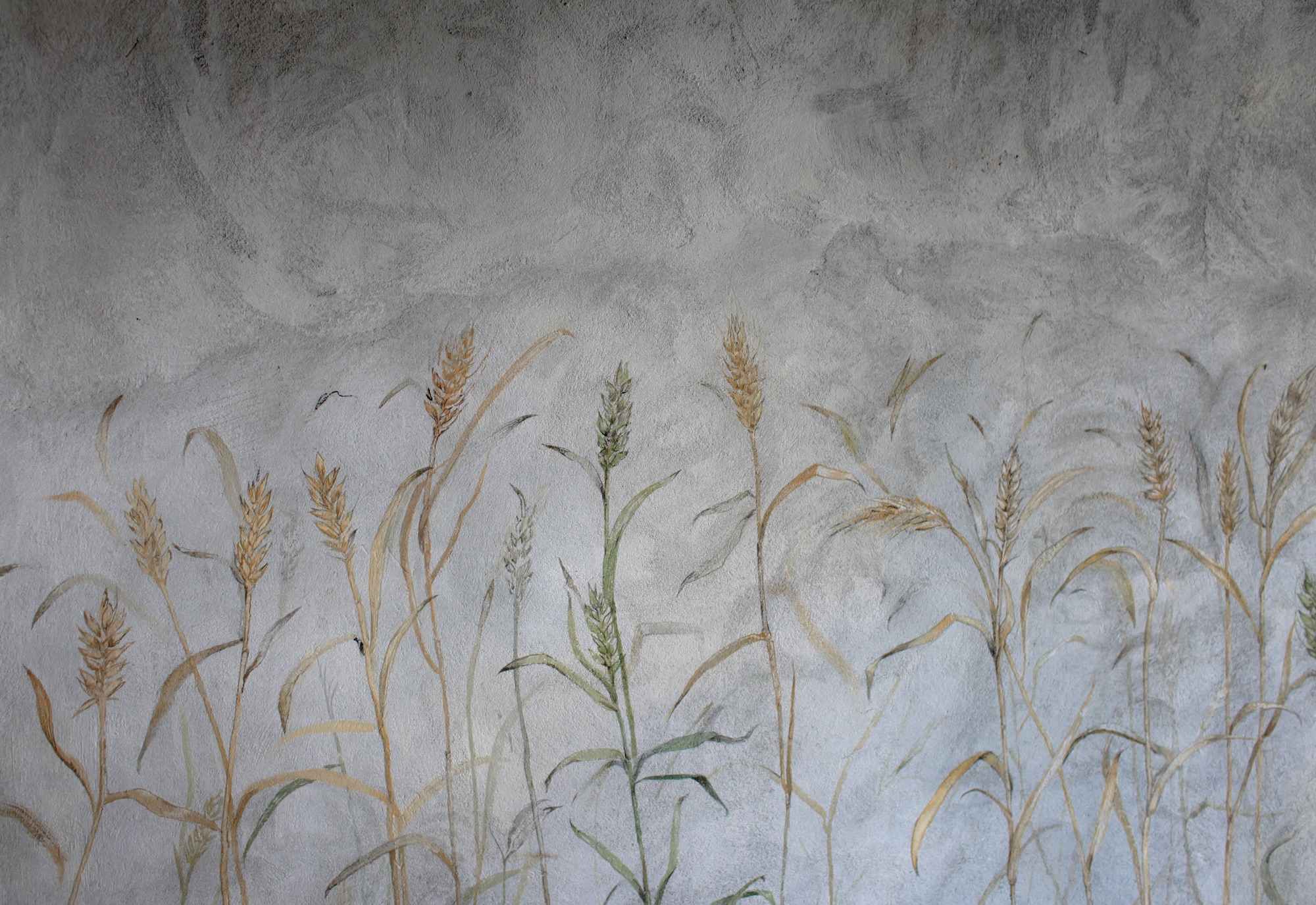 Wheat mural