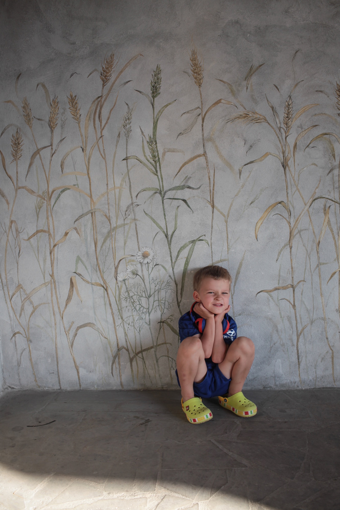 Wheat mural